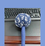 王小圓拍八虛艾草捶背器敲打艾絨經(jīng)絡(luò)錘養(yǎng)生肩頸椎按摩拍打老年人捶背 艾草錘【手柄約28cm】 曬單實(shí)拍圖