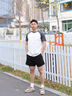 Calvin Klein運動【吸濕速干】25春夏男士ck戶外跑步透濕運動短褲GMS5S846 UB1-太空黑 L 曬單實拍圖