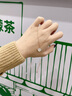 HR赫蓮娜輕奢一貝子18K金項(xiàng)鏈女士飾品七夕情人節(jié)禮物送女友老婆 玫瑰金色（輕奢款） 曬單實(shí)拍圖