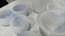 琉璃茶具套裝藍墨玉瓷功夫茶具家用辦公室會客蓋碗茶杯套裝送禮 藍墨琉璃茶具套裝（安全包裝） 曬單實拍圖