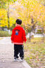 巴拉巴拉兒童套裝男童棒球服兩件套2025新春裝刺繡拜年服加絨208125104103 曬單實拍圖