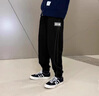 啄木鳥(niǎo)大碼運動(dòng)褲男春秋季新款休閑衛褲男戶(hù)外運動(dòng)服飾寬松束腳長(cháng)褲 2221灰色不加絨 XL （建議125-145斤） 曬單實(shí)拍圖