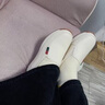啄木鳥(niǎo)品牌小皮鞋女2025夏季款新款軟底防滑厚底增高旅游百搭媽媽增高鞋 米色 37 曬單實(shí)拍圖