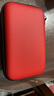 Zhencool充電寶收納包羅馬仕羽博品勝移動(dòng)電源數(shù)碼手機(jī)移動(dòng)硬盤(pán)包盒保護(hù)套 大款紅色(14.5*8.5*3.5cm) 曬單實(shí)拍圖