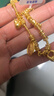易昇黃金財神盤纏手鏈女新款999足金葫蘆元寶吞金獸手串首飾送女友 黃金財神葫蘆盤纏手鏈 金重約40.7克 曬單實拍圖
