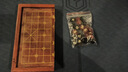 御圣中國象棋迷你旅行小號象棋子套裝便攜式棋盤(pán)套裝戶(hù)外象棋兒童禮物 小號折疊象棋盤(pán)+1.5瑪瑙象棋 曬單實(shí)拍圖