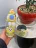 PBKC蛋仔派對兒童水杯夏季小學(xué)生專(zhuān)用雙飲杯tritan男女孩水壺吸管杯子 蛋小黃（吸管+直飲+背帶） 600ml 曬單實(shí)拍圖
