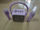 Divoom點(diǎn)音麥克風(fēng)k歌一體音響家庭ktv全套可接電視客廳家用藍(lán)牙音箱HIFI音質(zhì)戶外聚餐便攜式直播唱歌話筒 雙麥顯眼包音箱（羅蘭紫） 曬單實(shí)拍圖