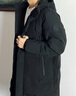 波司登（BOSIDENG）【反季】探索阿勒泰羽絨服男女同款情侶裝中長款連帽新國標(biāo)外套 【店長推薦】黑色8056 XS 155/80A 曬單實拍圖