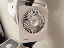 聯(lián)想【熱銷(xiāo)NO.1｜2025款制冷空調扇】桌面小風(fēng)扇超靜音家用空氣循環(huán)扇辦公室宿舍usb充電超長(cháng)續航風(fēng)寶 【冰川白pro】體感直降26℃丨冷風(fēng)循環(huán)丨冰爽全身 曬單實(shí)拍圖