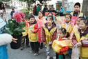 TOREAD kids探路者男女童外套 秋冬款童裝兒童防風夾克運動服QAEEBL93239 數碼藍 140 曬單實拍圖