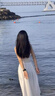 皓娥法式白色掛脖吊帶連衣裙女夏季森系露背海邊度假蓬蓬長(zhǎng)裙沙灘裙 白色 M 曬單實(shí)拍圖