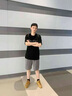夏季新款運(yùn)動(dòng)休閑寬松直筒美式透氣五分褲男士潮流百搭籃球短褲 灰色 【K180】 2XL 曬單實(shí)拍圖
