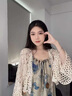 TAOROUSI連衣裙夏天茶歇海邊度假沙灘女裝套裝兩件套裙子女夏季2025新款 套裝 S 曬單實(shí)拍圖