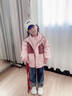 G.DUCKKIDS兒童沖鋒衣三合一女童外套春秋款2024新款加絨秋季庫(kù)洛米寶寶兒童 粉色外套 90 cm 曬單實(shí)拍圖