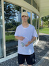 三槍中老年T恤男士夏季純棉彈力白色圓領(lǐng)短袖爸爸父親節(jié)打底衫老頭衫 天際白+天際白(均為100%棉) 2XL (180/100) 曬單實拍圖
