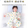 童顏嬰兒分腿睡袋中大兒童防踢被子寶寶春秋季連體睡衣白色青蛙 90cm 曬單實(shí)拍圖