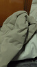 蕉內（Bananain）氫氣女士輕薄羽絨服連帽秋冬新款保暖外套 樺木拼淺駝棕 M 曬單實(shí)拍圖