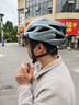 帶尾燈自行車(chē)騎行頭盔帶風(fēng)鏡山地車(chē)公路車(chē)啞光男女一體透氣安全帽 018啞光漸變藍鈦色帶燈 均碼 曬單實(shí)拍圖