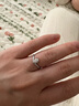AVHE鉑金鉆戒女戒求結(jié)婚群鑲水滴鴿子蛋培育鉆石戒指禮物送女 璀璨水滴18K金-主鉆2克拉 曬單實拍圖