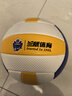 蘭威中考排球學(xué)生訓練考試軟/硬式比賽充氣排球室內外  藍色針紋訓練0571 曬單實(shí)拍圖
