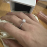 Pt950鉑金莫桑石鉆戒女D色1克拉白金求婚結婚戒指節日禮物送女友 輕奢款手捧花【主石1克拉】 需要閉口聯(lián)系客服備注圈號 曬單實(shí)拍圖