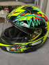 AGV K3摩托車(chē)頭盔雙鏡片3C全盔夏季機車(chē)騎行賽道盔摩旅通勤安全盔 ROSSI WINTER TEST 2019 S(55cm-56cm) 曬單實(shí)拍圖