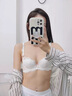 QUEEN.EASYAAT輕奢品牌女士內(nèi)衣女小胸聚攏顯大胸罩法式性感蕾絲無鋼圈文胸 茱萸粉套裝 70A 曬單實(shí)拍圖