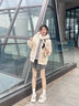 LPVG可愛小眾板鞋女款2025春秋新款百搭鞋子大頭面包鞋厚底小白鞋女 藍(lán)棕色 37 曬單實拍圖