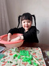 凡華兒童熊貓手鏈串珠手工diy材料手串女童孩穿珠過(guò)家家挖寶香皂玩具6 【熊貓挖寶藏】400珠+九宮收納盒 曬單實(shí)拍圖
