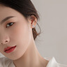 春淺S925銀針一周耳釘女生生日禮物實用送女友老婆耳環(huán)耳飾女士首飾品 TW171耳釘套裝(含銀針證書) 曬單實拍圖