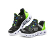 Skechers斯凱奇兒童閃穿鞋無(wú)需彎腰一腳蹬男大童運動(dòng)鞋閃燈鞋跑鞋403843L 曬單實(shí)拍圖