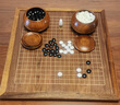 云子云南圍棋廠大號單面云子草蔞原裝棋子實木棋罐雙面棋實用圍棋入門 C型雙面新云子+一體棗木罐 曬單實拍圖