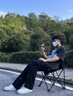 至濤美式cleanfit牛仔褲男夏季排扣設(shè)計感水洗微喇褲高街顯瘦百搭長褲 E12黑色 M 曬單實拍圖