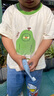 Homeplove兒童電動(dòng)牙刷1-6歲英國(guó)設(shè)計(jì)金獎(jiǎng) 燈光充電款  聲波震動(dòng) 軟毛音樂手指牙刷 寶寶第一支電動(dòng)牙刷 洛克藍(lán)1-3周歲+禮袋共四個(gè)刷頭 曬單實(shí)拍圖