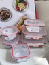 樂扣樂扣玻璃保鮮盒可微波加熱密封食品級(jí)耐高溫飯盒大容量收納盒禮盒套裝 【禮盒裝】6件套 曬單實(shí)拍圖