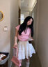 翊尚美白色半身裙女2025夏季新款高腰芭蕾風短裙小個子法式a字蛋糕裙 白色 【月光奶油蕾絲款】 L 【推薦111-125斤】 曬單實拍圖
