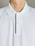 Tommy Hilfiger【涼感】25秋冬新款男裝絲光棉撞色門(mén)襟防曬運動(dòng)短袖T恤POLO 白色YBR M （推薦：135-150斤） 曬單實(shí)拍圖