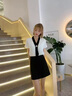Khwfjas國際一線品牌半身裙女2025夏季新款高腰顯瘦包臀裙氣質(zhì)百搭a字裙 黑色 L (28) 推薦105-115斤 曬單實拍圖