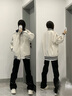 NY-MR潮牌撞色夾克男春秋季男士休閑外套日系復(fù)古立領(lǐng)衣服學(xué)生寬松上衣 JKCY-9962#卡其色 XL 曬單實拍圖