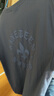 杰克·瓊斯（JACK&JONES） 新款重磅棉寬松復古哥特字母發(fā)泡印情侶短袖T恤男裝225101028 曬單實(shí)拍圖