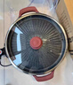 帥鈺麥飯石電烤鍋 家用圓形電烤爐烤肉盤烤涮火鍋燒烤一體兩用鍋電燒烤爐鐵板燒盤 42CM烤盤無蓋+禮包 1層 曬單實(shí)拍圖