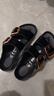 BIRKENSTOCK勃肯德國(guó)進(jìn)口新品大扣女款牛皮革漆皮Arizona雙扣拖鞋 黑色窄版1027840 37 曬單實(shí)拍圖