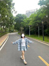 FSHE復古寬松慵懶風格子襯衫女早秋新品韓版休閑簡約長袖外搭通勤小衫 172藍白格子 S (80-95斤) 曬單實拍圖