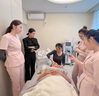 FANQI美容師高端工作服女皮膚管理醫(yī)美SPA技師套裝美容院店長(zhǎng) 粉嫩色【短袖套裝】 M 曬單實(shí)拍圖