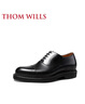 THOM WILLS【明星同款】ThomWills內(nèi)增高皮鞋男商務(wù)正裝牛津鞋新郎結(jié)婚鞋 黑色小牛B771-1 42 /8碼 曬單實(shí)拍圖