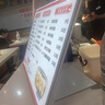 寶誼擺臺立式點餐牌菜單價目表展示牌超薄燈箱餐飲店奶茶店抽畫燈箱片 燈片+設計(僅本店購買過燈牌的） 曬單實拍圖