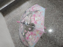 優(yōu)麗尚三麗鷗正版兒童雨傘學(xué)生庫洛米上學(xué)專用女生高顏值自動透明長柄傘 漫花美樂蒂透明傘 1把 8骨 曬單實(shí)拍圖