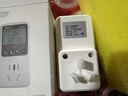 得力（deli）溫控器數顯智能全自動(dòng)探頭壁掛爐地暖冰箱暖氣片鍋爐溫度控制器 【磁性探頭2500W】10A溫控器 曬單實(shí)拍圖