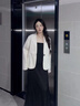 清池影（QINGCHIYING）網(wǎng)紅時(shí)尚西服套裝裙女2025夏季新款高端醋酸顯瘦外套+吊帶裙 套裝【外套+吊帶裙】 2XL 【建議120-130斤】 曬單實(shí)拍圖